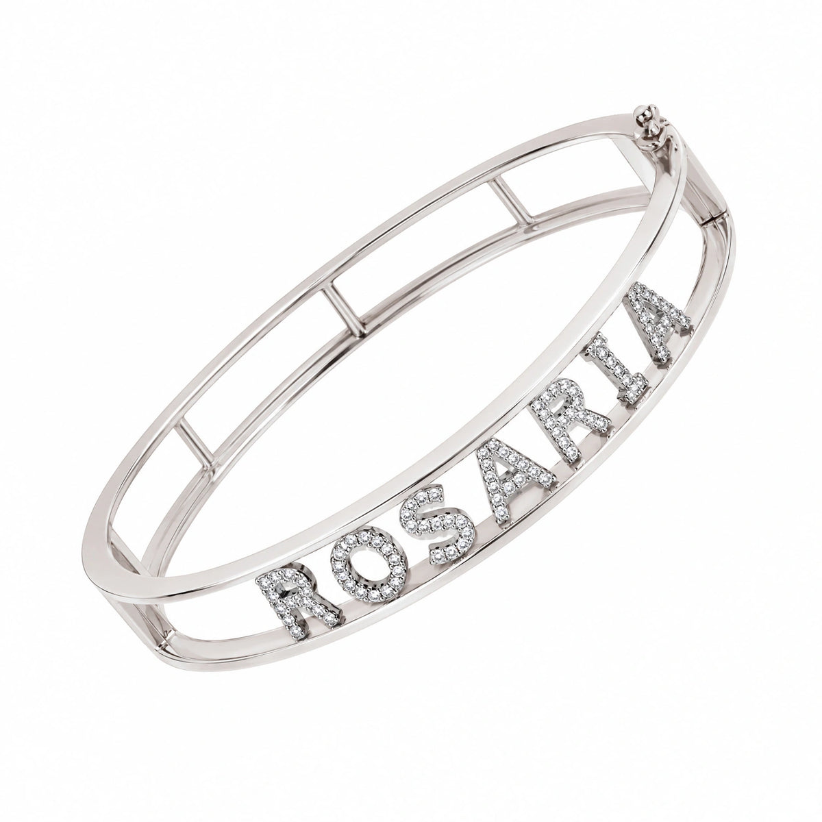 Geschlossener Bangle-Armband mit personalisierbarem Namen
