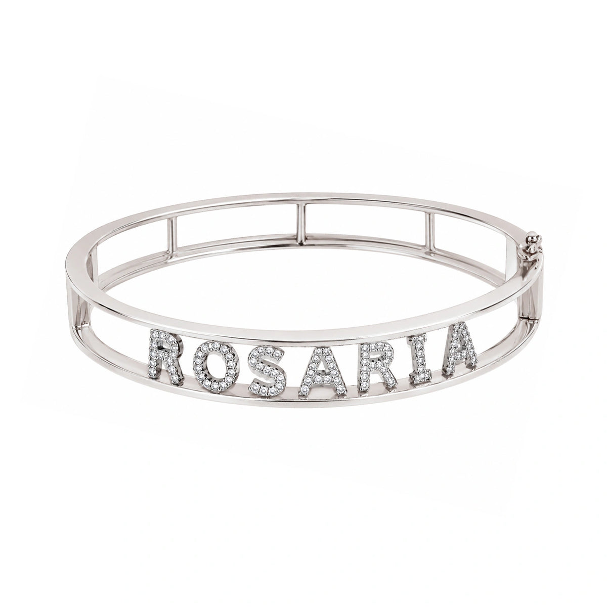 Geschlossener Bangle-Armband mit personalisierbarem Namen
