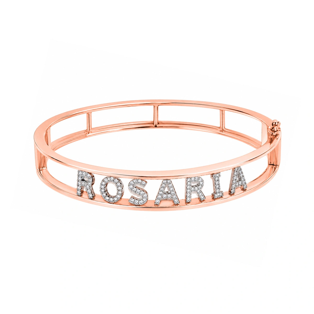 Geschlossener Bangle-Armband mit personalisierbarem Namen