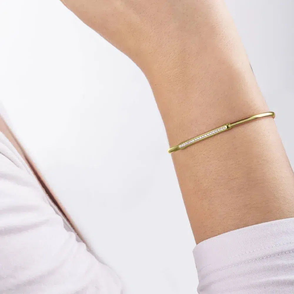 Pulsera Esclava con Circonios Pavé