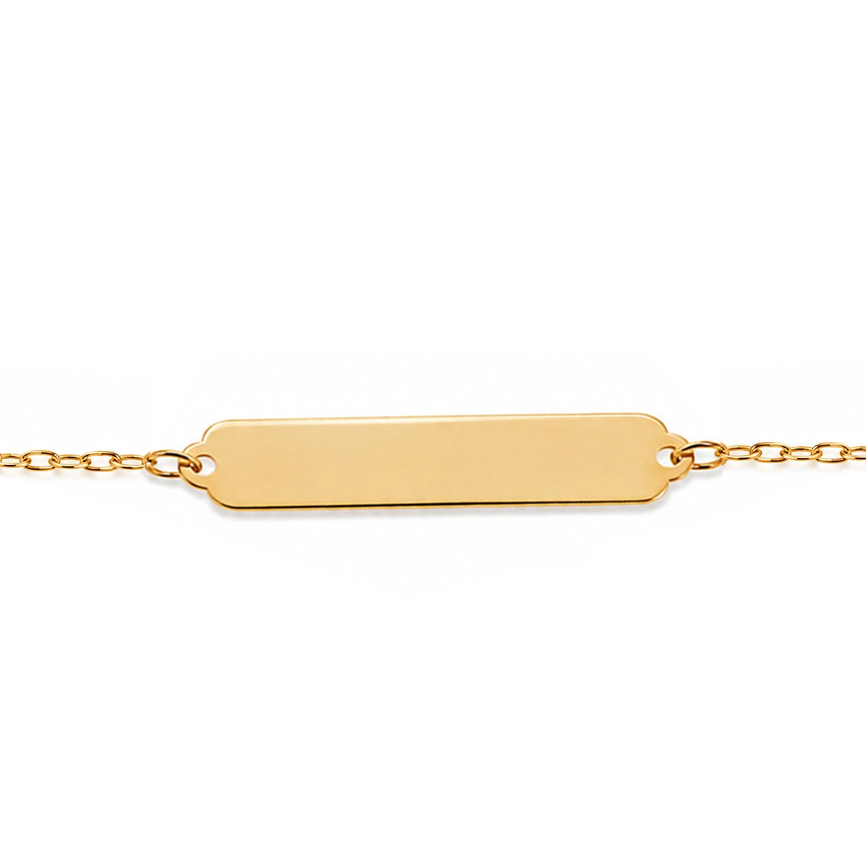 Bracciale da Bambini in Argento con Piastrina