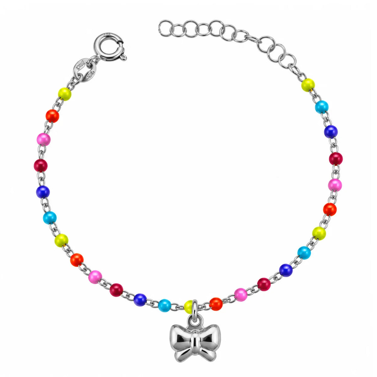 Parure da Bimba Rainbow con Fiocco