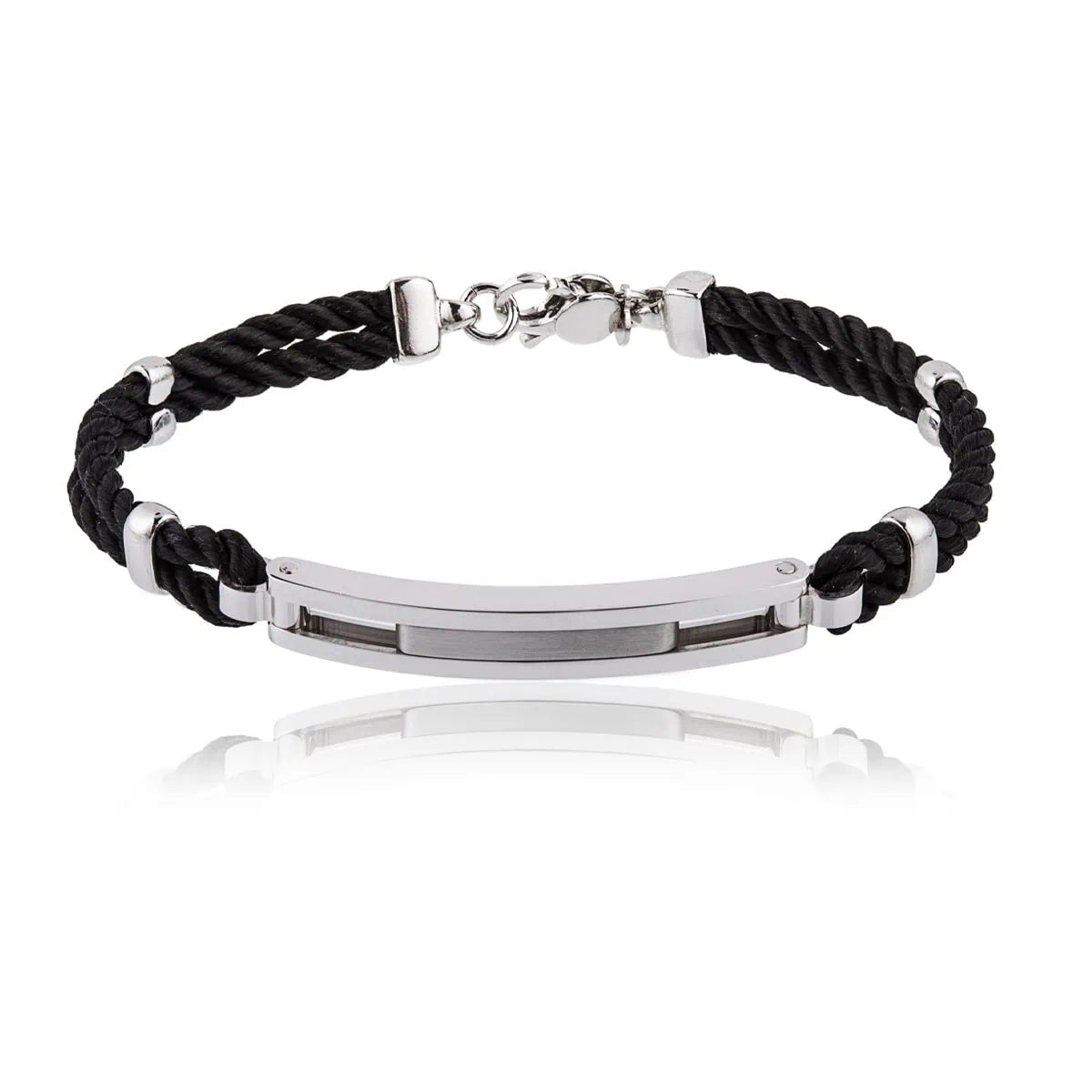 Armband mit satinierter Plakette