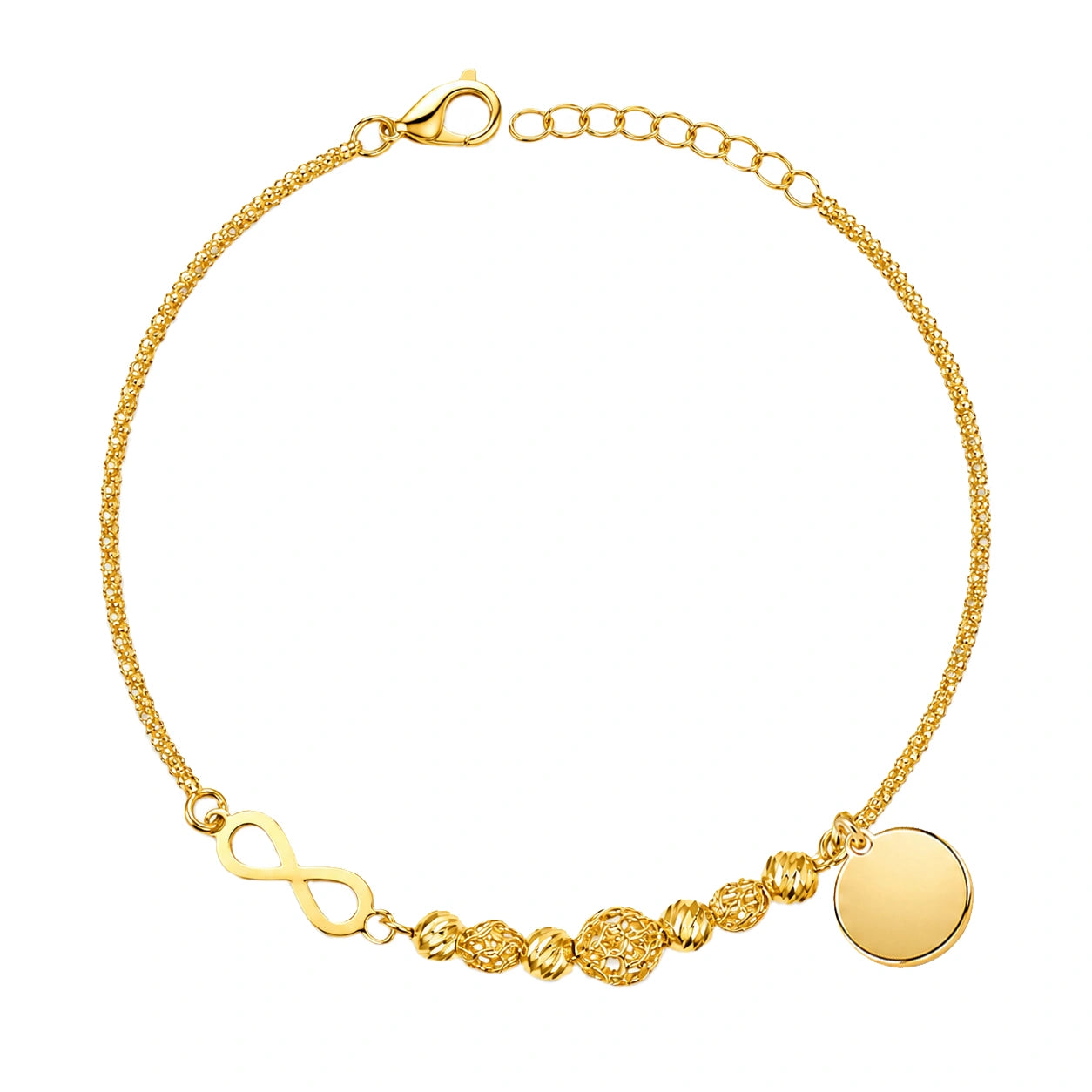 Pulsera de Plata Infinity Charm