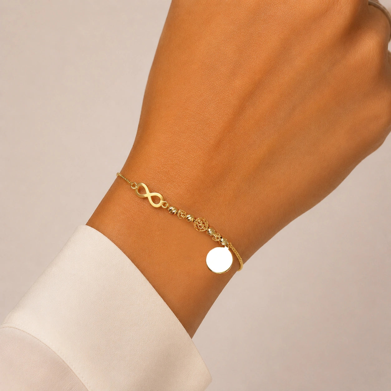 Pulsera de Plata Infinity Charm