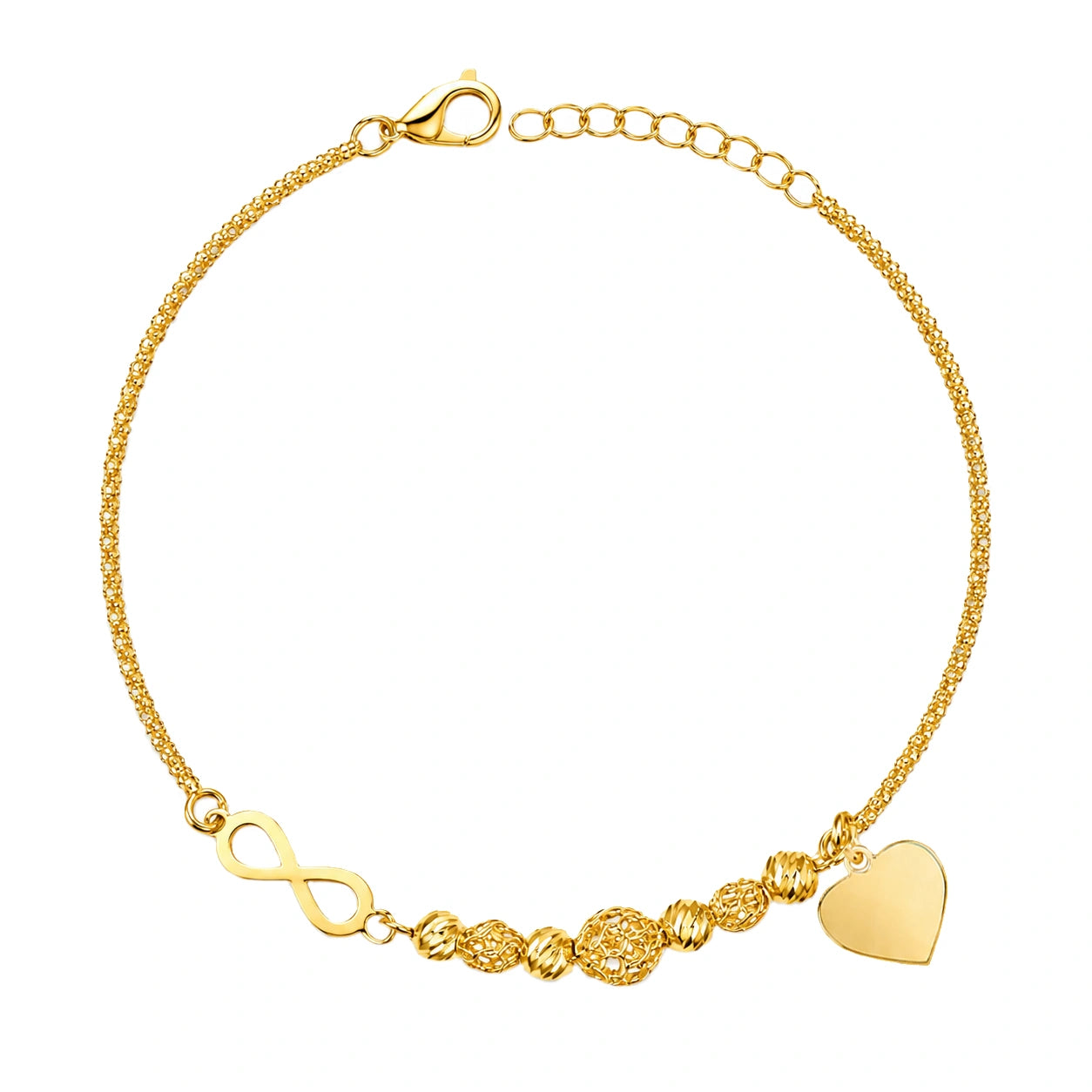 Pulsera de Plata Infinity Charm