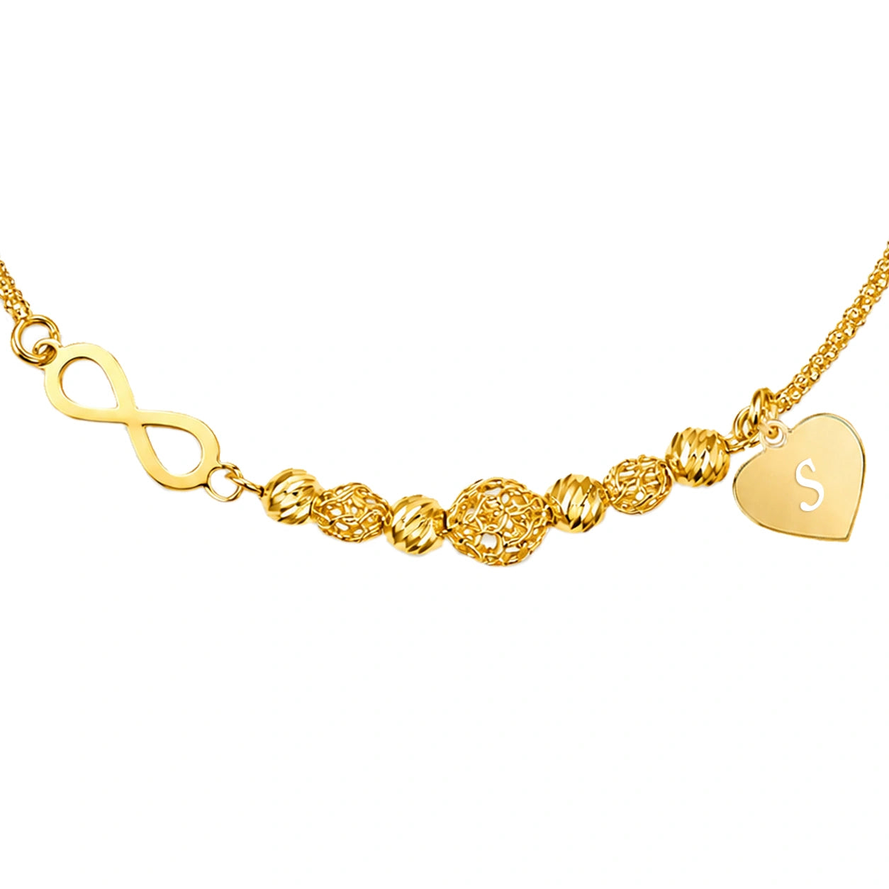 Pulsera de Plata Infinity Charm