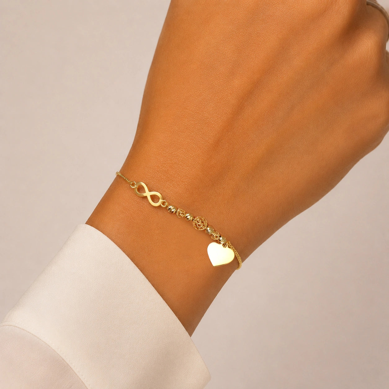 Pulsera de Plata Infinity Charm