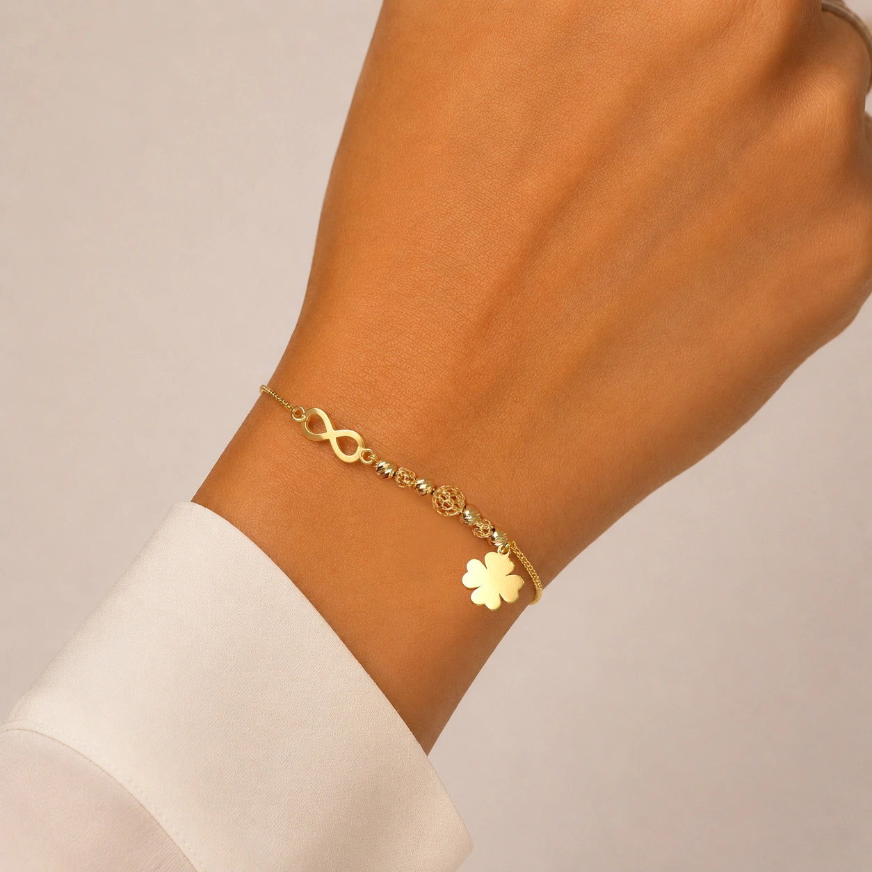 Pulsera de Plata Infinity Charm