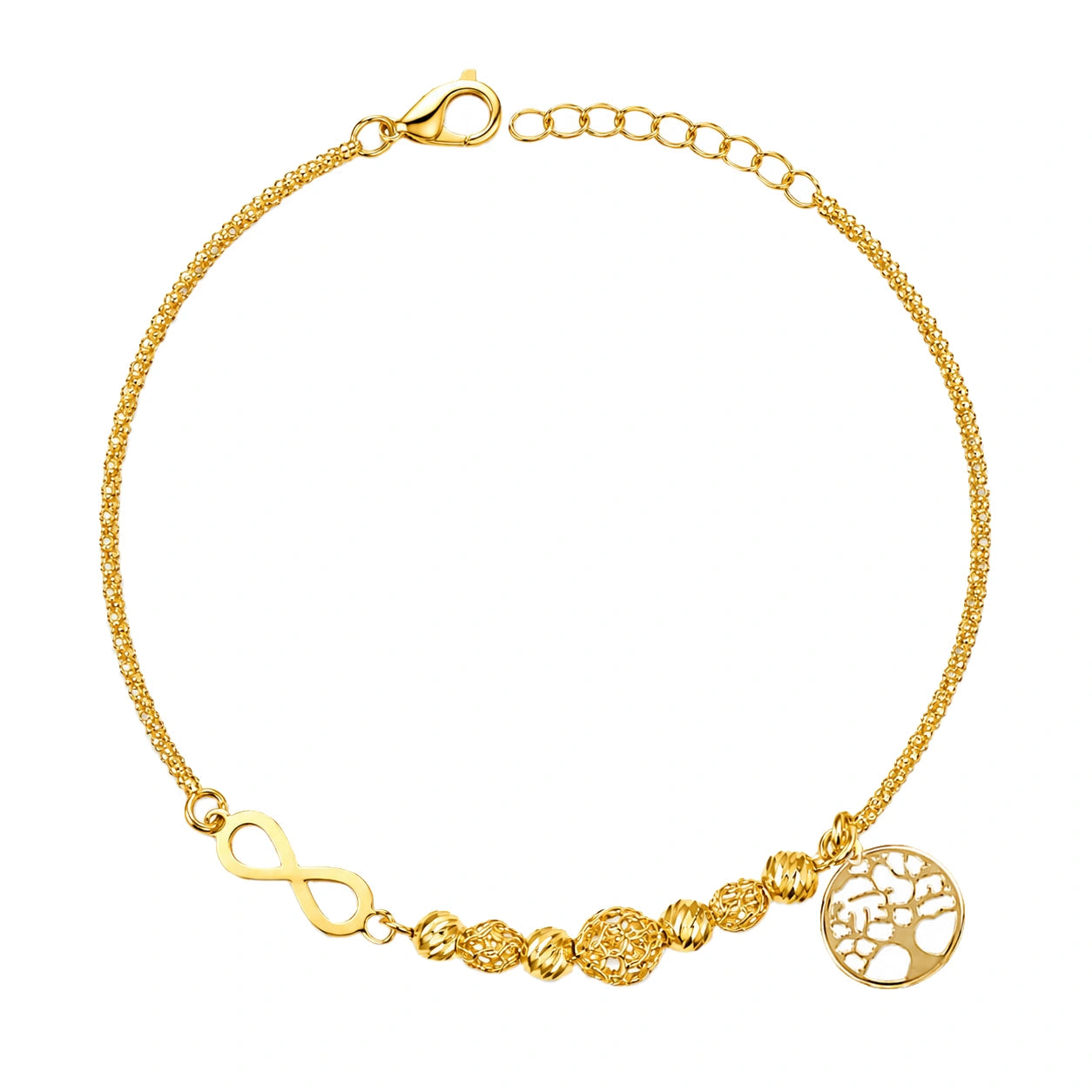 Pulsera de Plata Infinity Charm