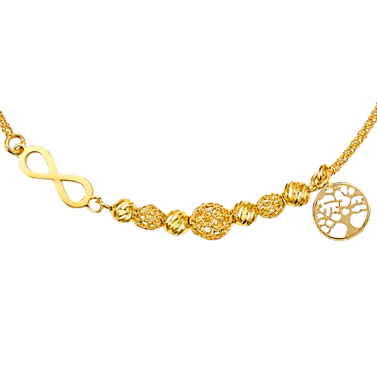 Pulsera de Plata Infinity Charm