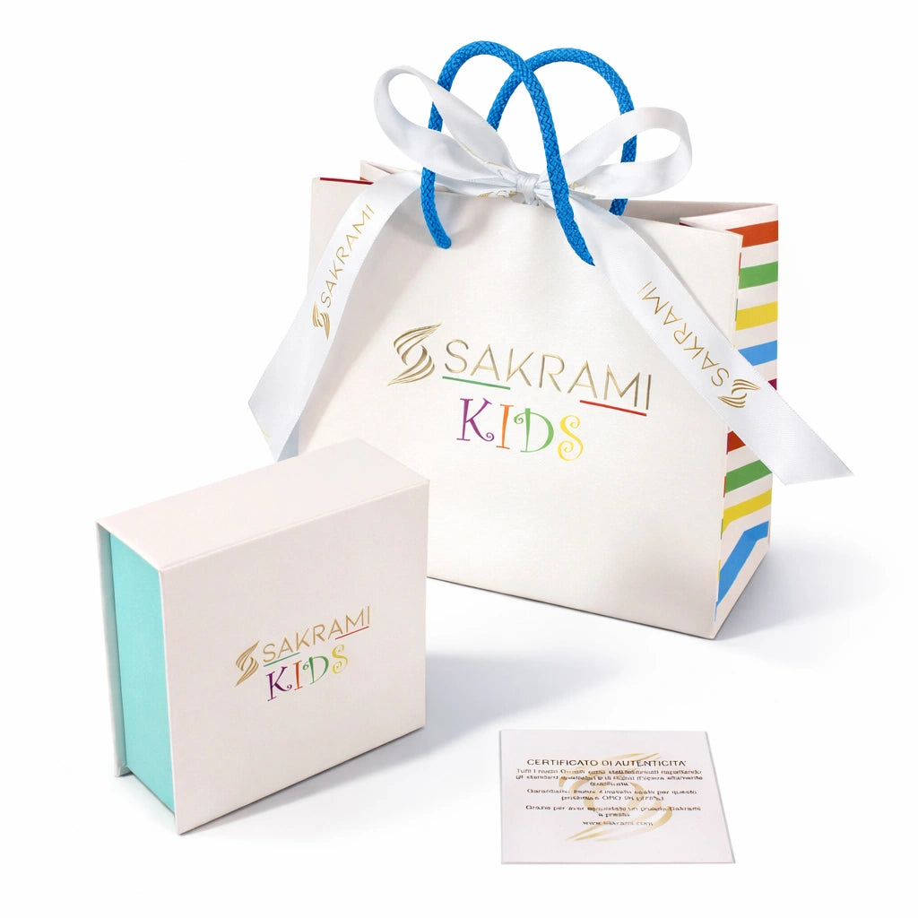 Collana con Medaglia Rettangolare Dorata Kids Collection Bimbo