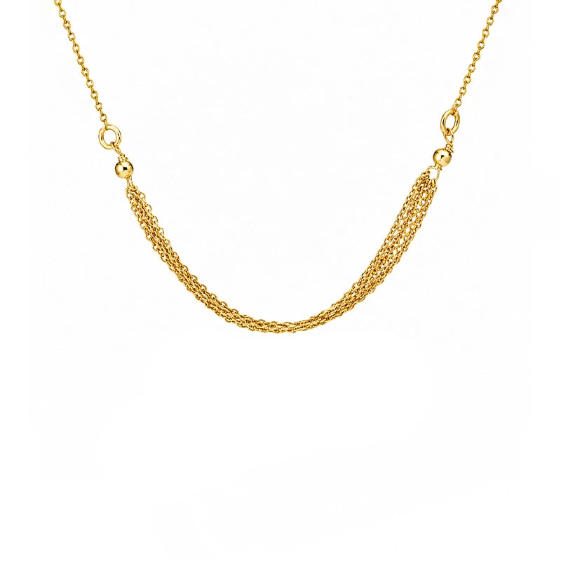 Halskette aus Gold Chains