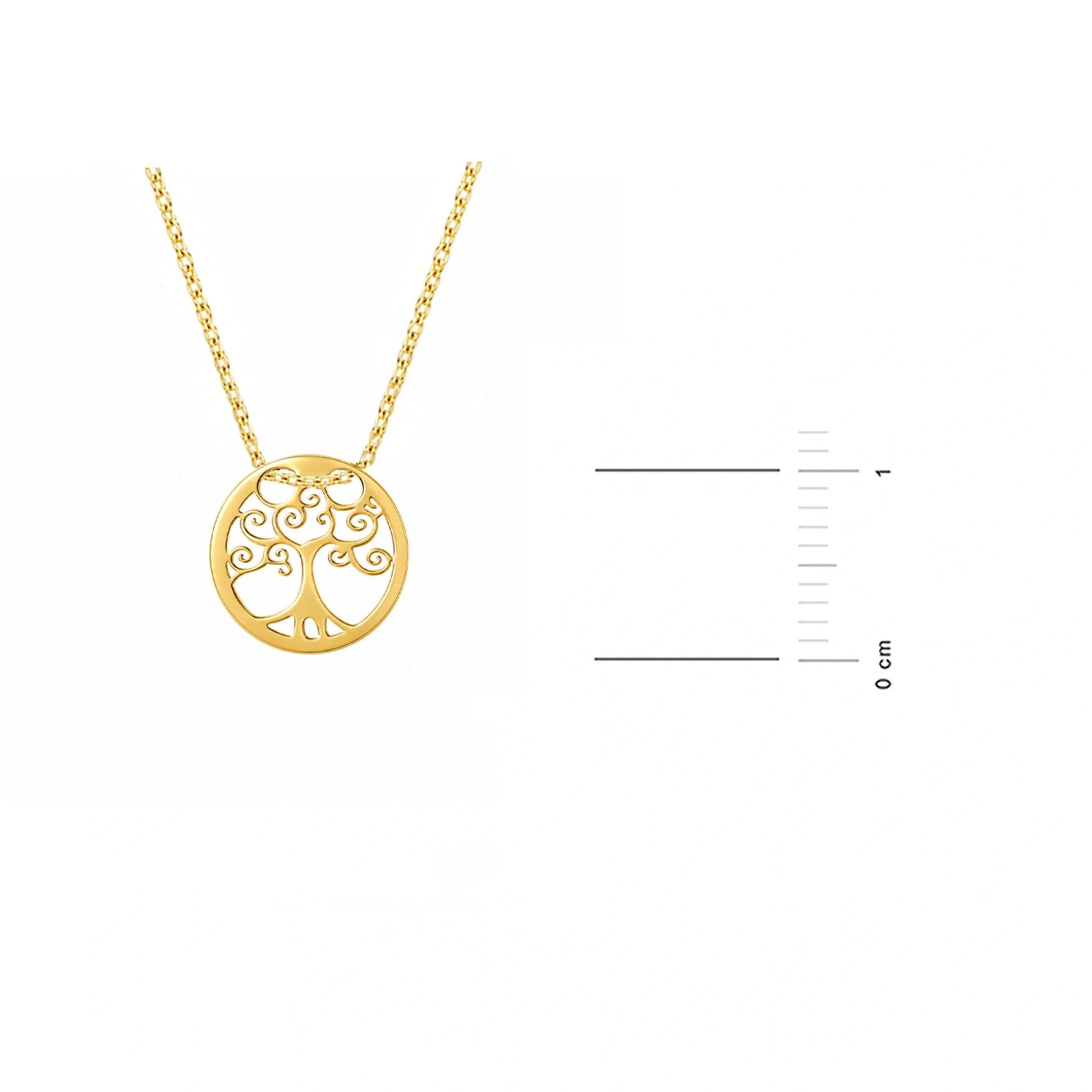 Collar en Oro Árbol de la Vida