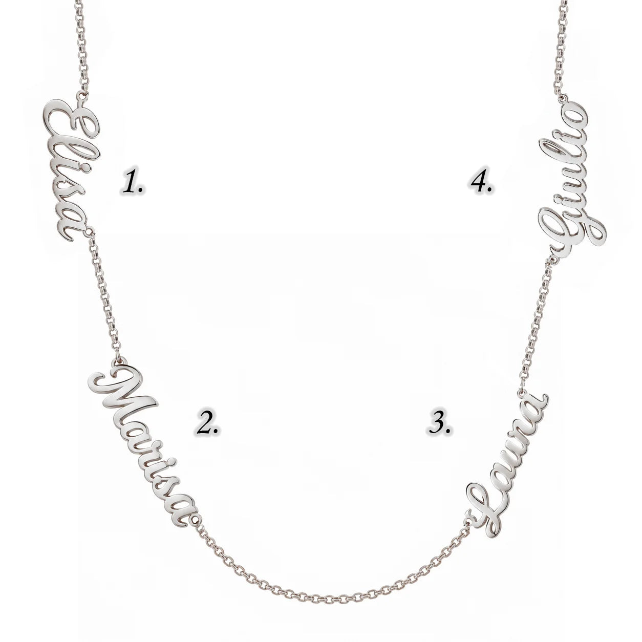 Collana con Nomi in Argento