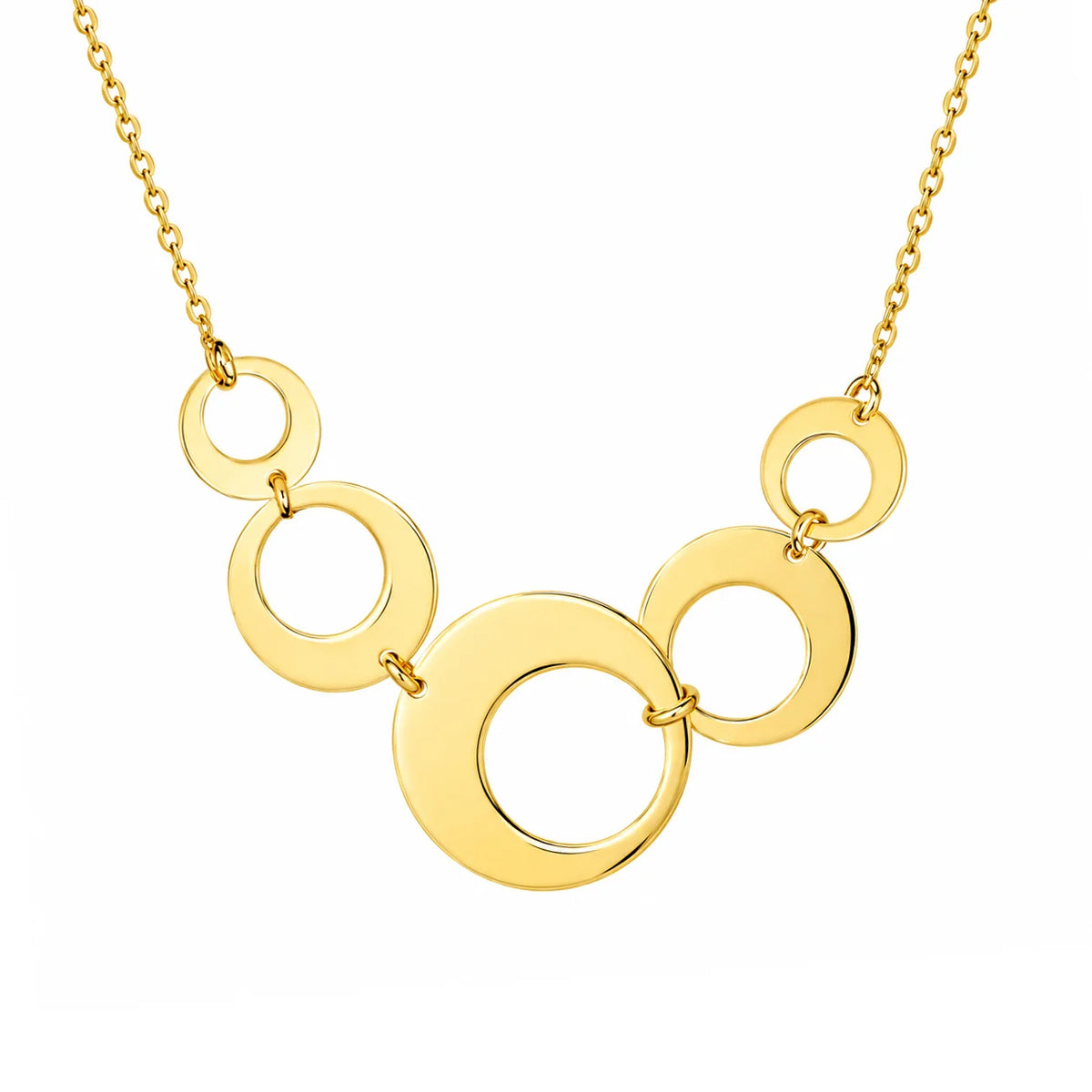 Collier en Argent Cercles