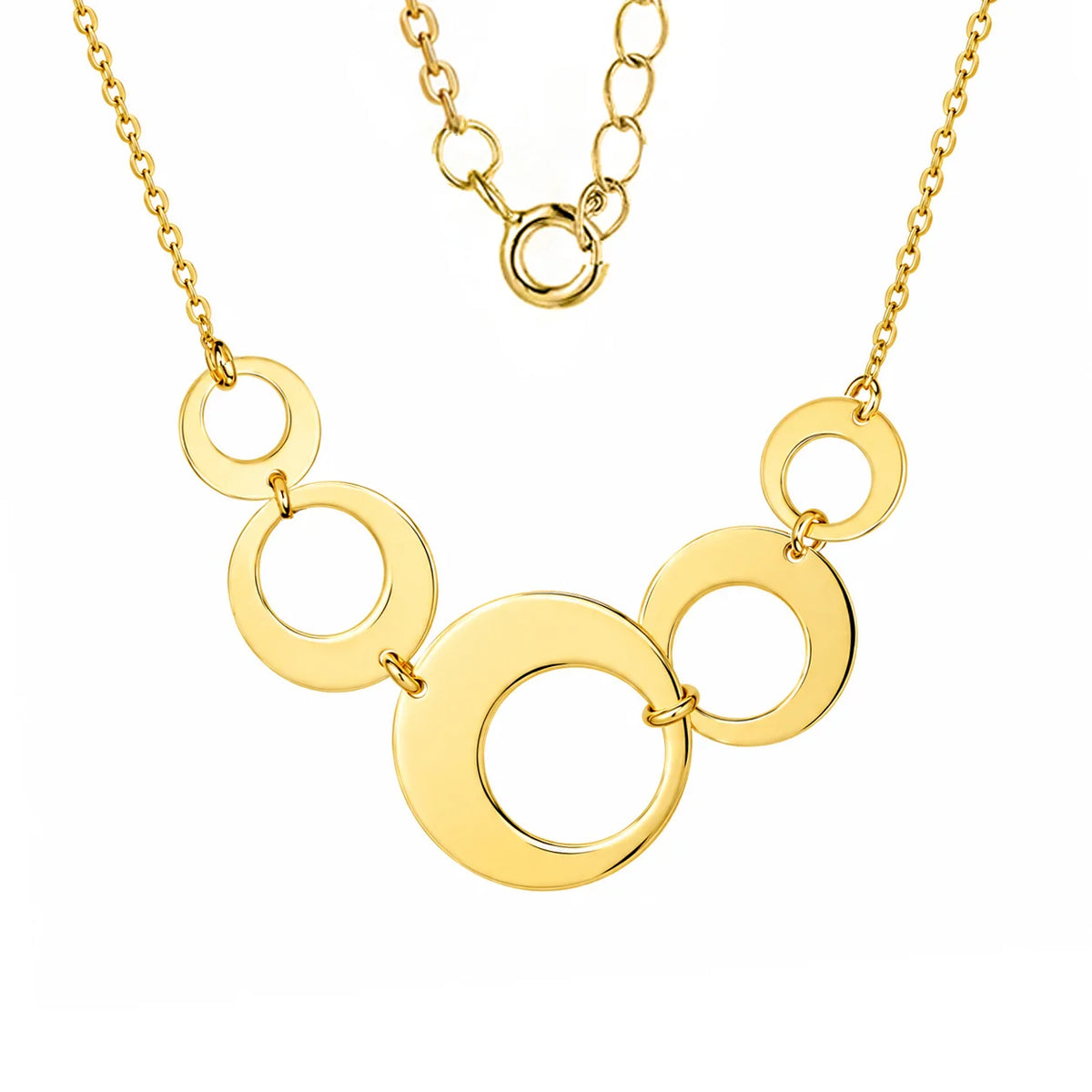 Collier en Argent Cercles