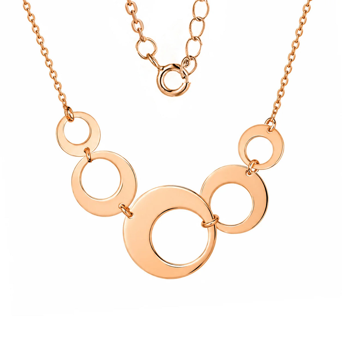 Collier en Argent Cercles