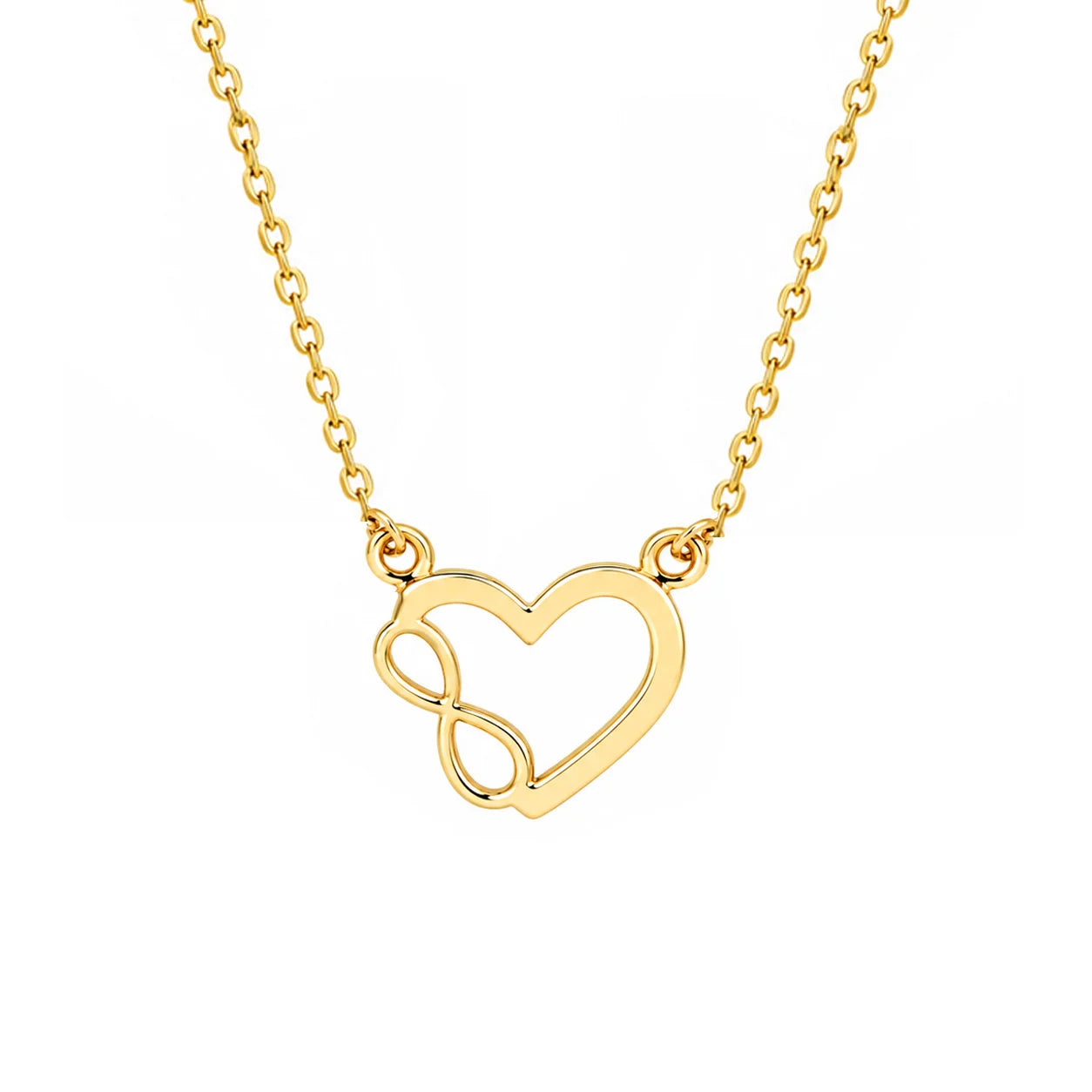 Halskette aus Silber Infinity Love