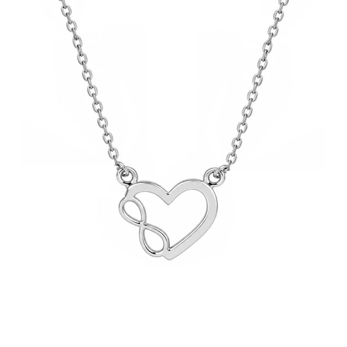 Collier en Argent Infinity Love