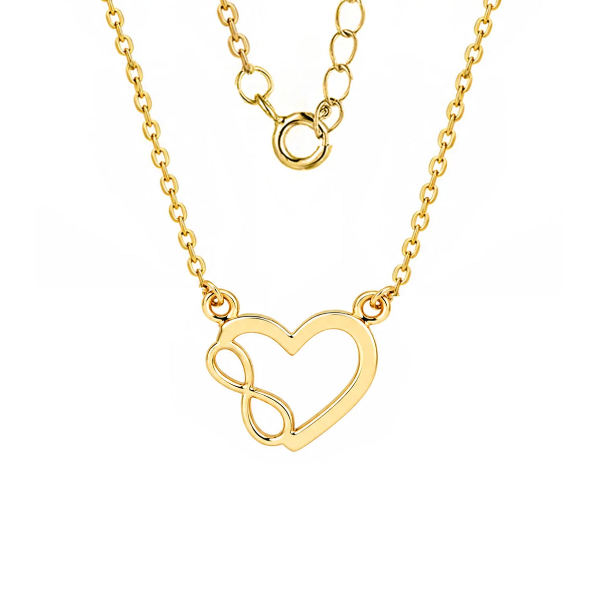 Collier en Argent Infinity Love