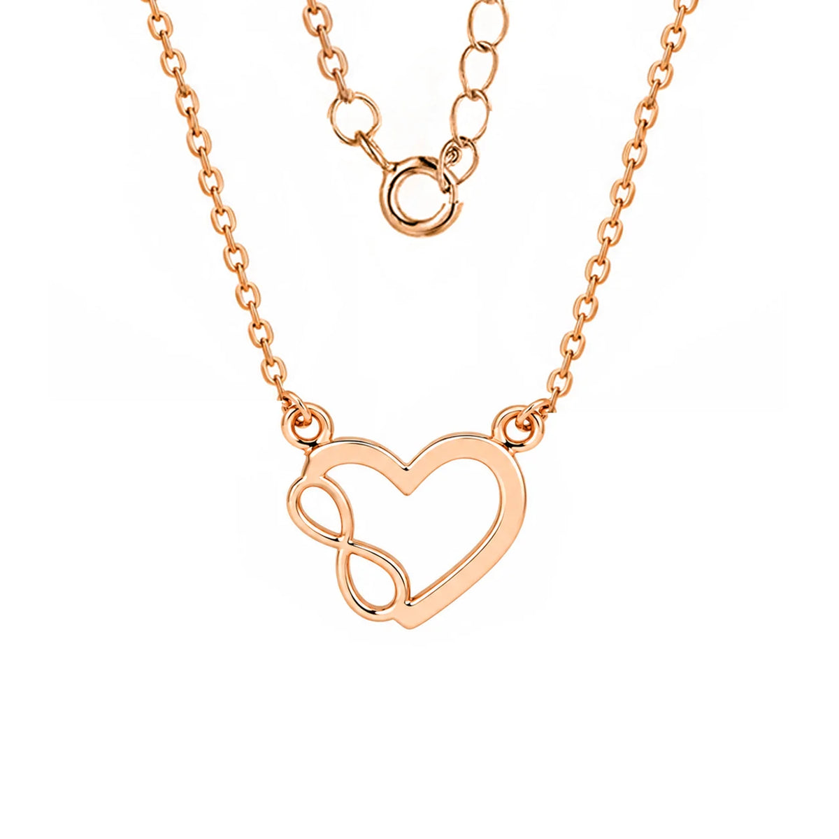 Collier en Argent Infinity Love