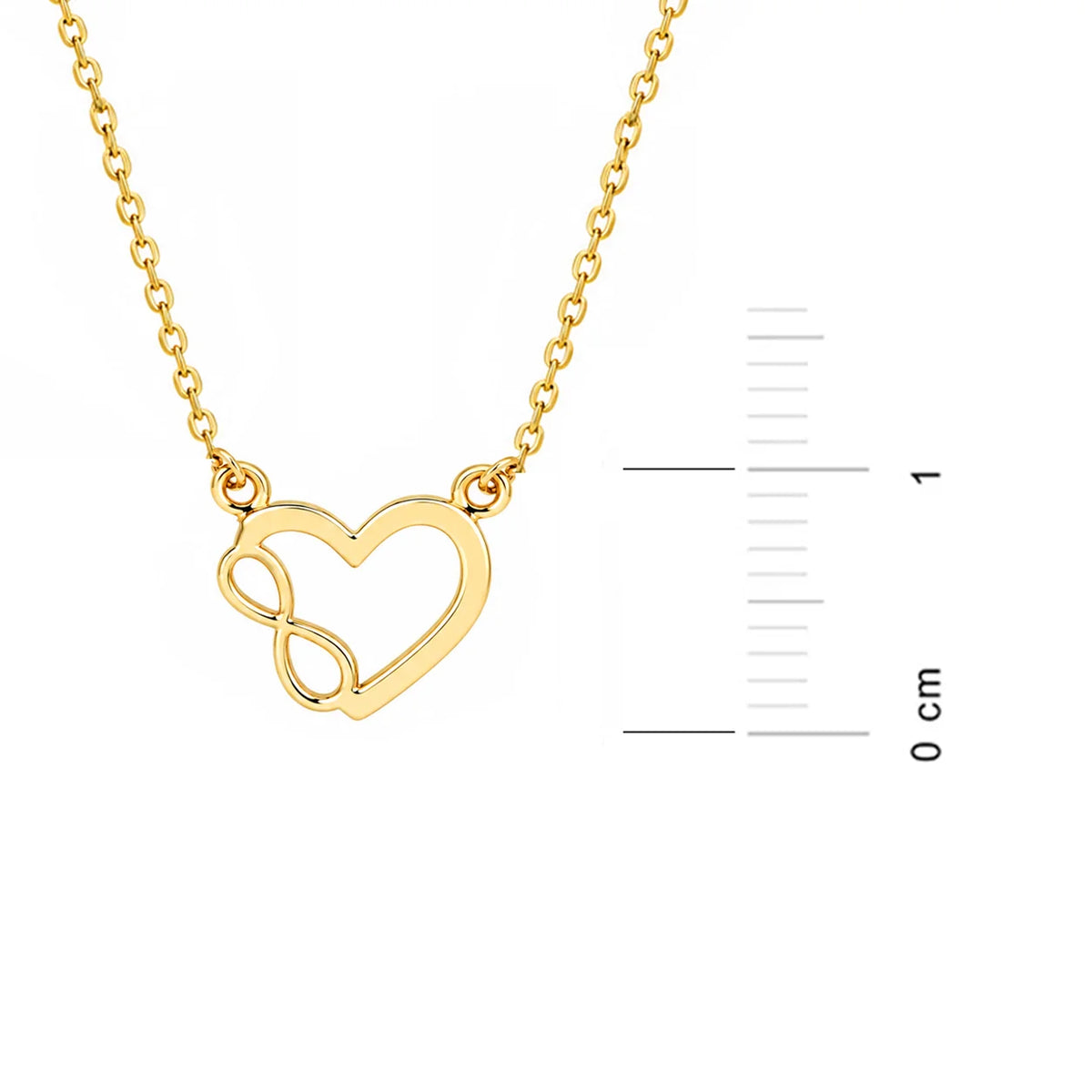 Collier en Argent Infinity Love