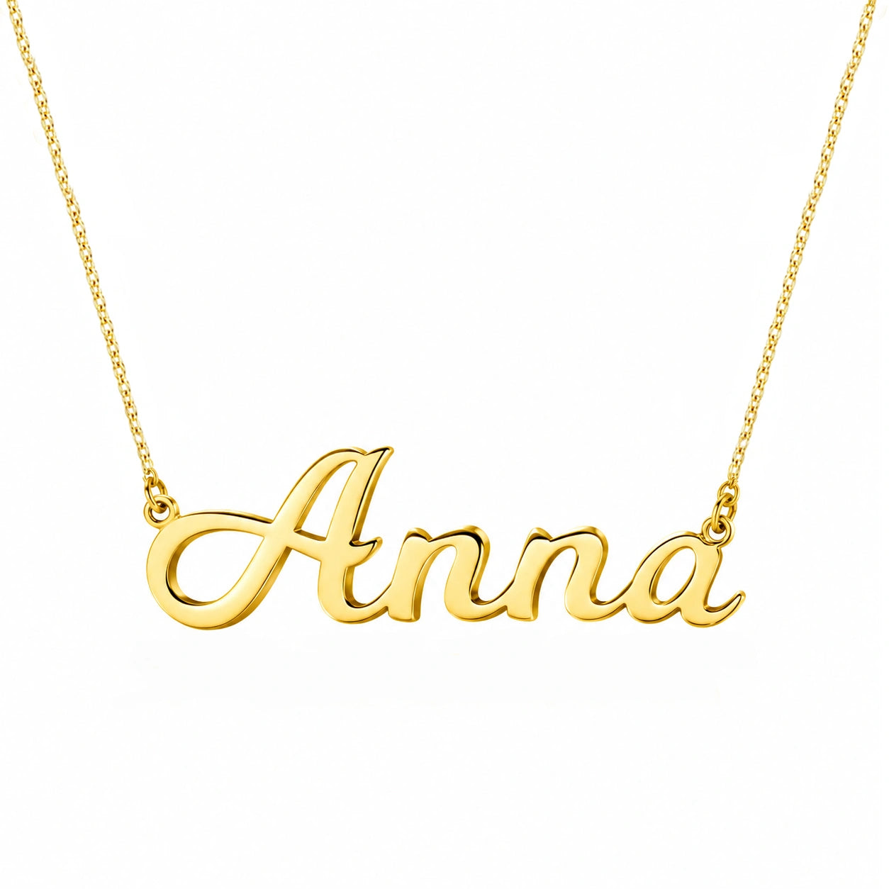 Namenskette aus Gold
