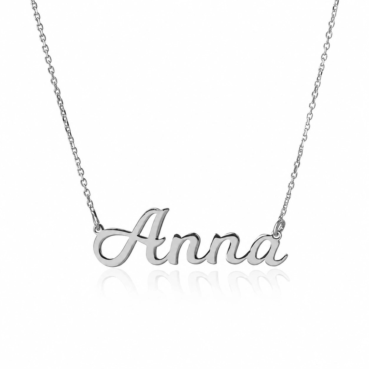 Silver Name Necklace