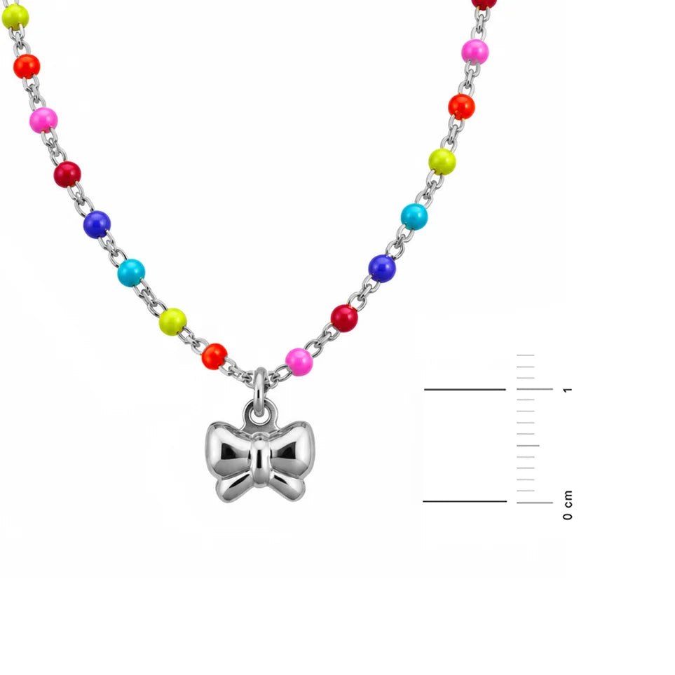 Parure da Bimba Rainbow con Fiocco