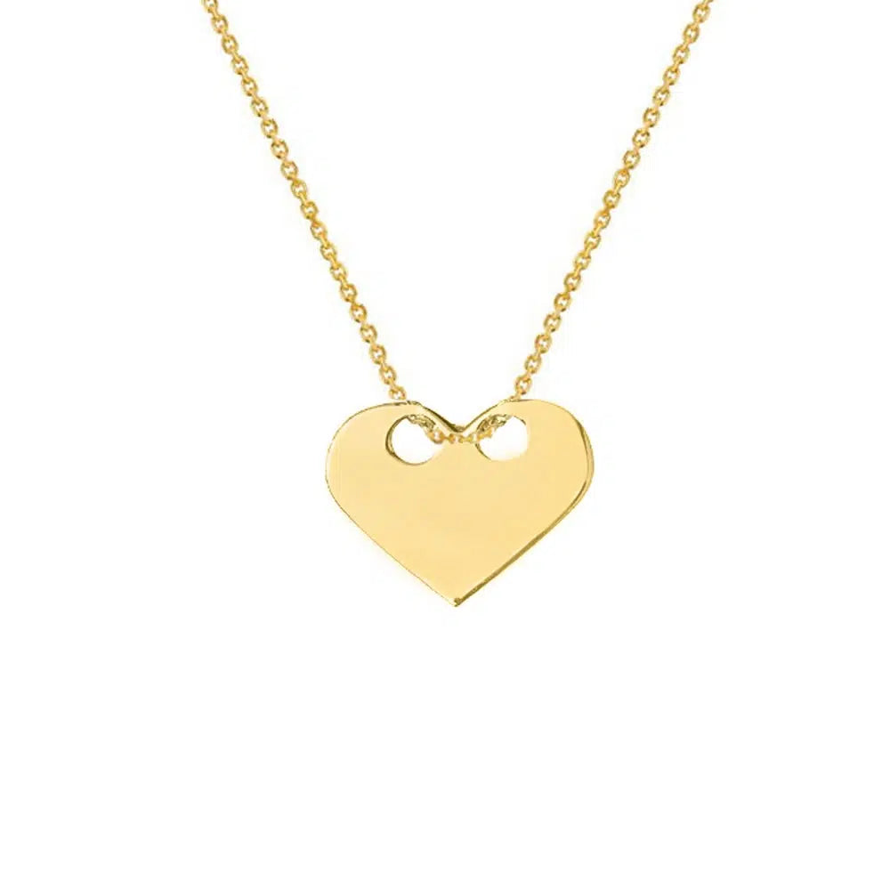 Gold Necklace Heart Slider