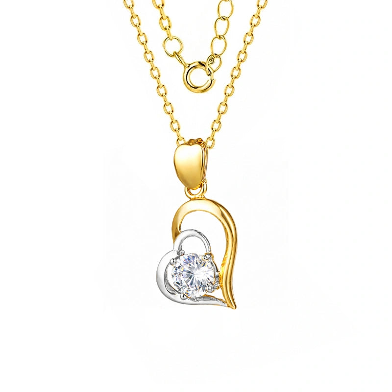 Collier en Or Cœur Pendentif