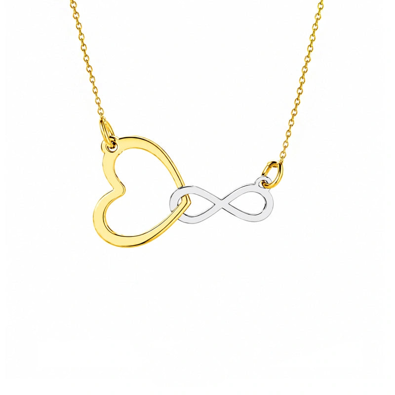 Collana in Oro con Cuore Infinito