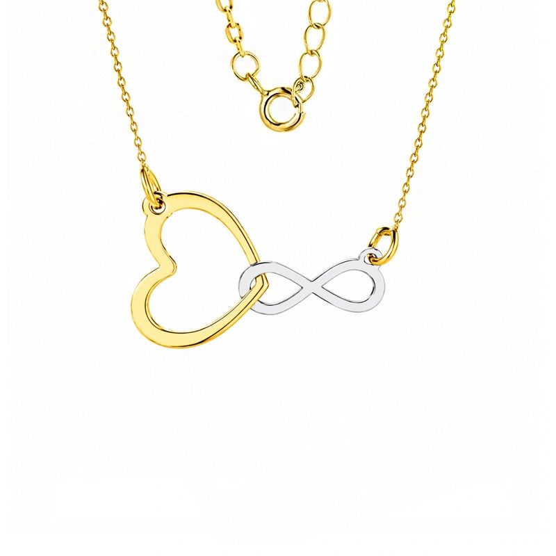 Collana in Oro con Cuore Infinito