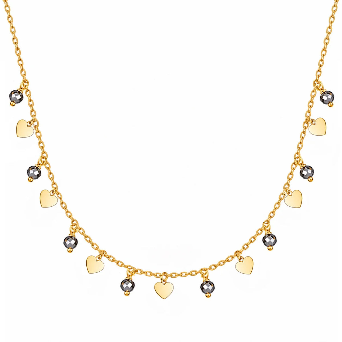 Collana in Argento Fantasy Mini Charm e Pietre