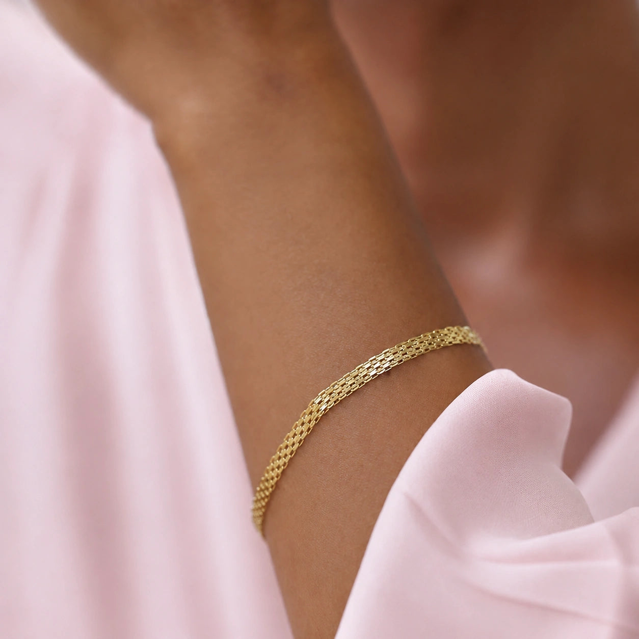 Bracciale Bismark in Argento Dorato