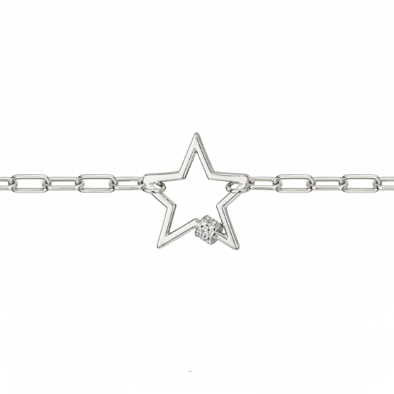 Star Bracelet with Zircons