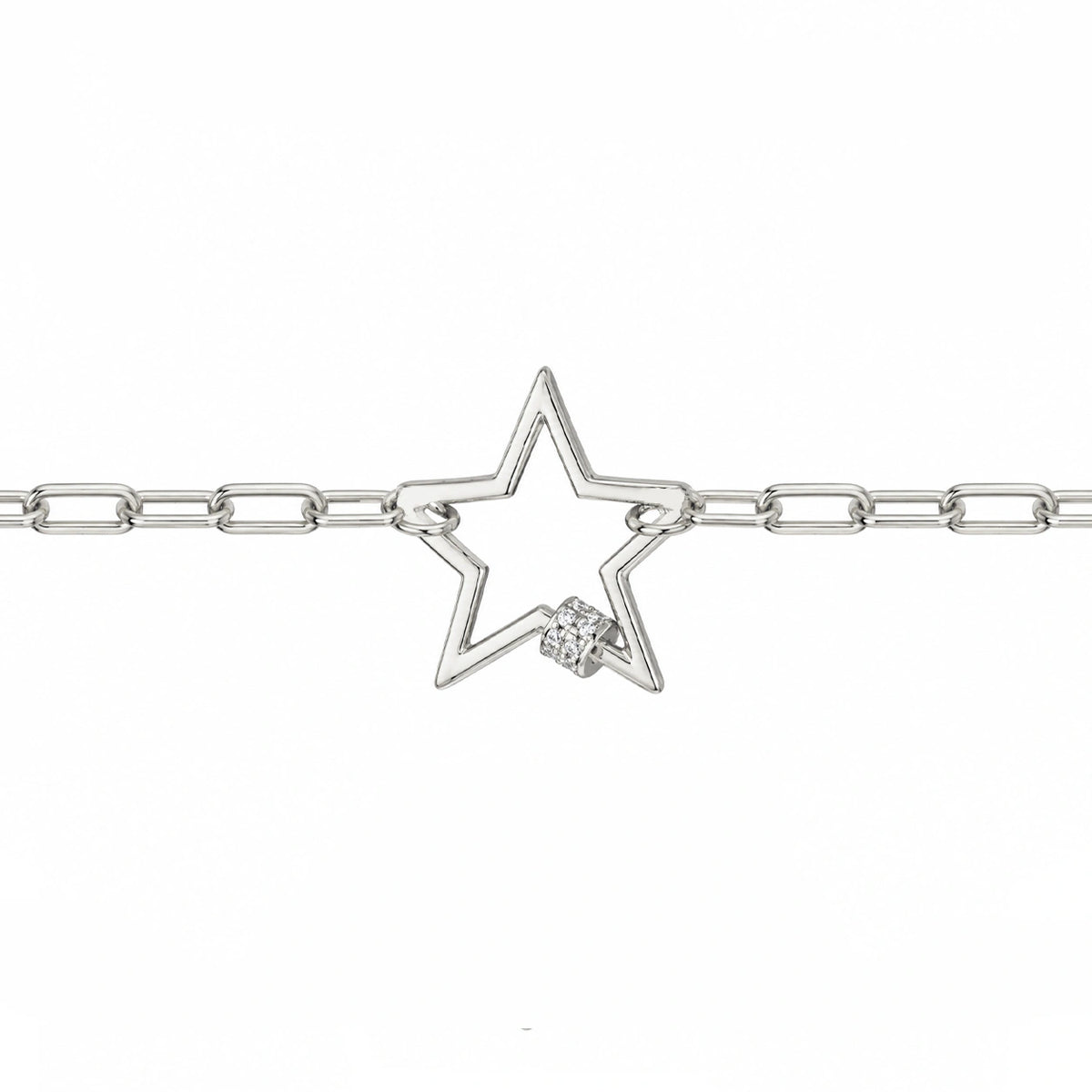 Star Bracelet with Zircons