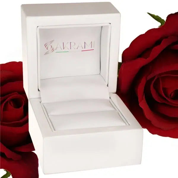 Anello In Oro Toi e Moi con Zaffiro Rosa