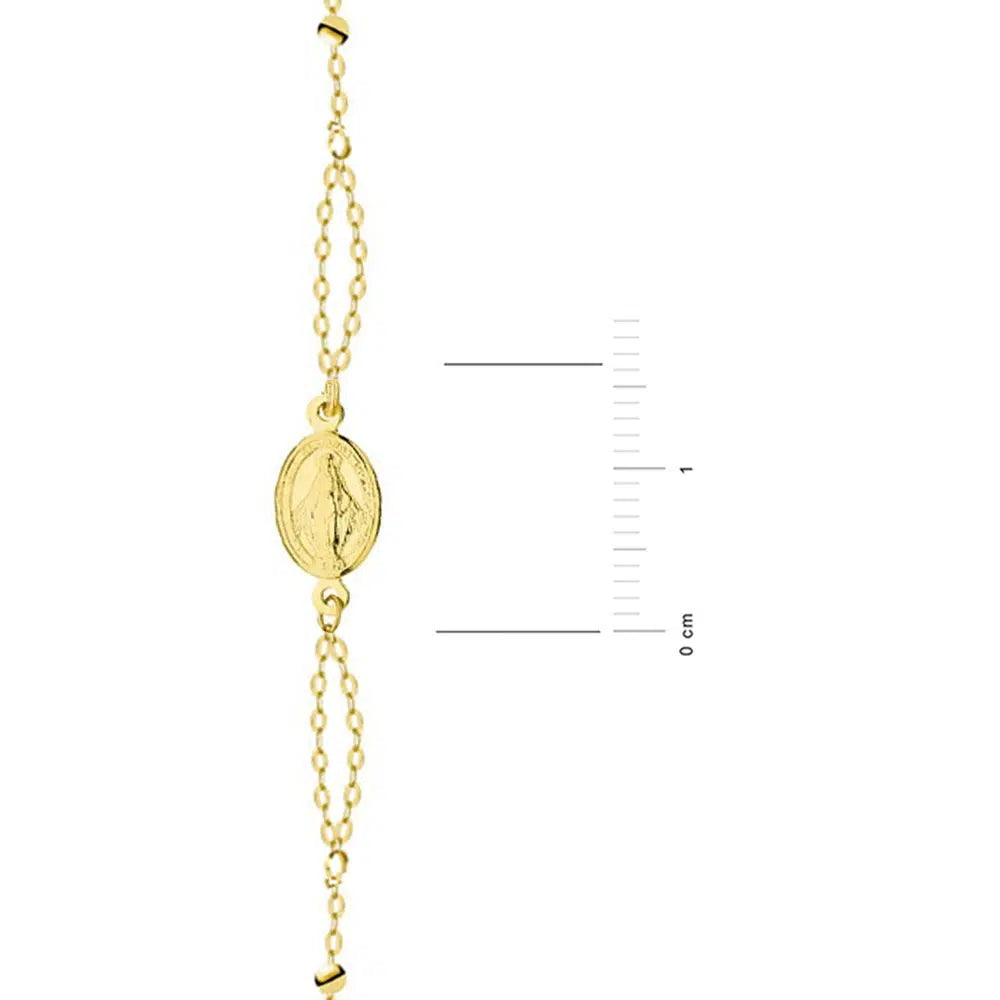 Collana Girocollo Rosario in Oro 14 KT
