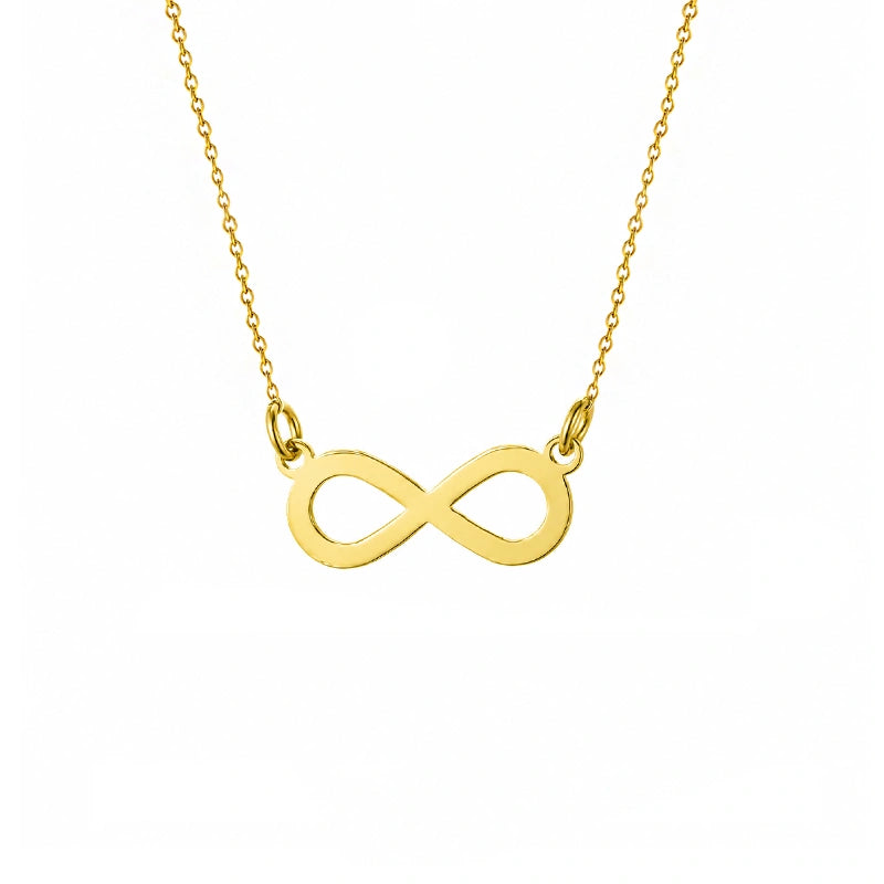 Halskette aus Gold mit Unendlichkeit
