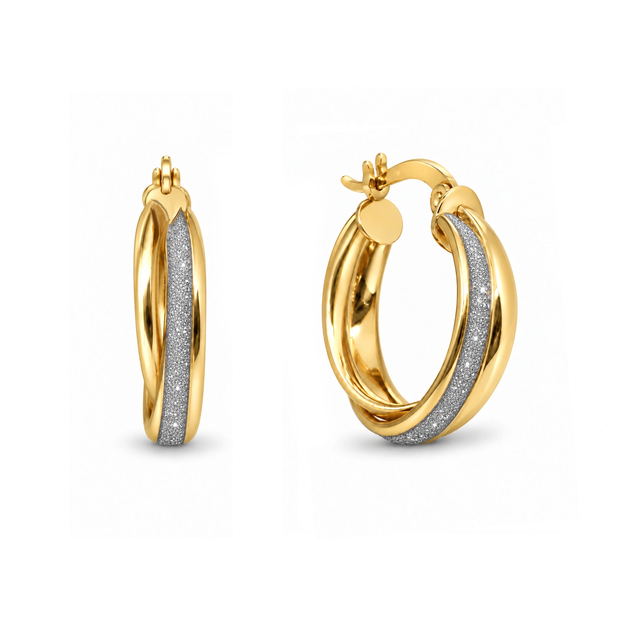 Orecchini Cerchio Shine in Oro
