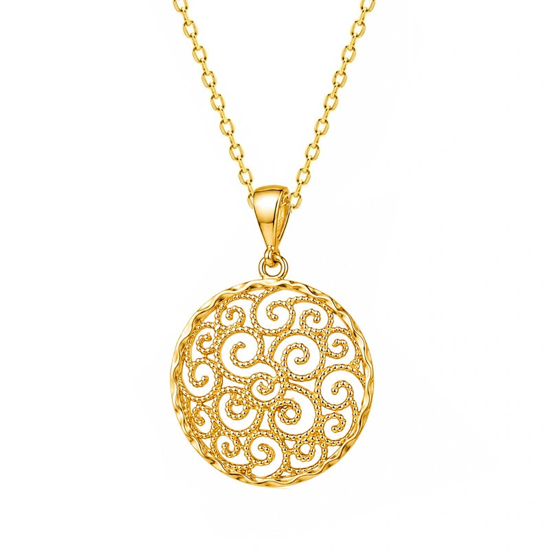 Collier en Or Motif Floral