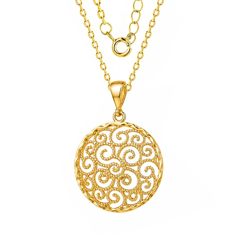 Collier en Or Motif Floral