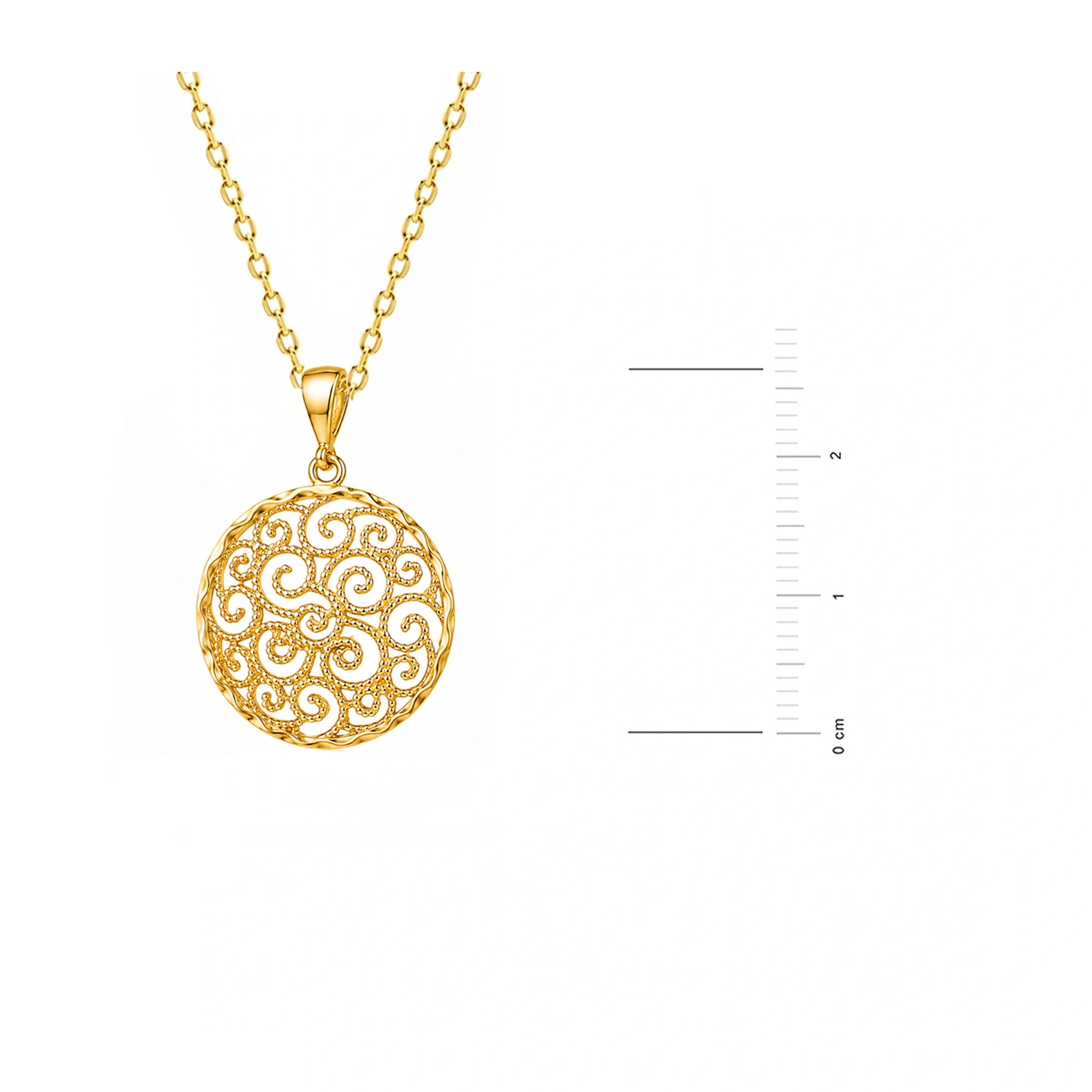 Collier en Or Motif Floral