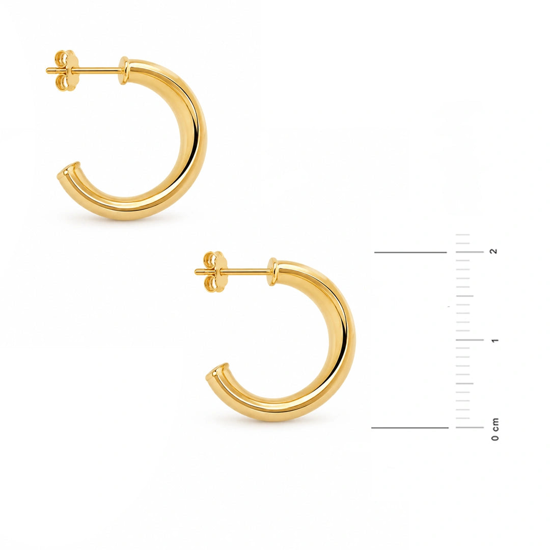 Orecchini Cerchio Bold in Oro