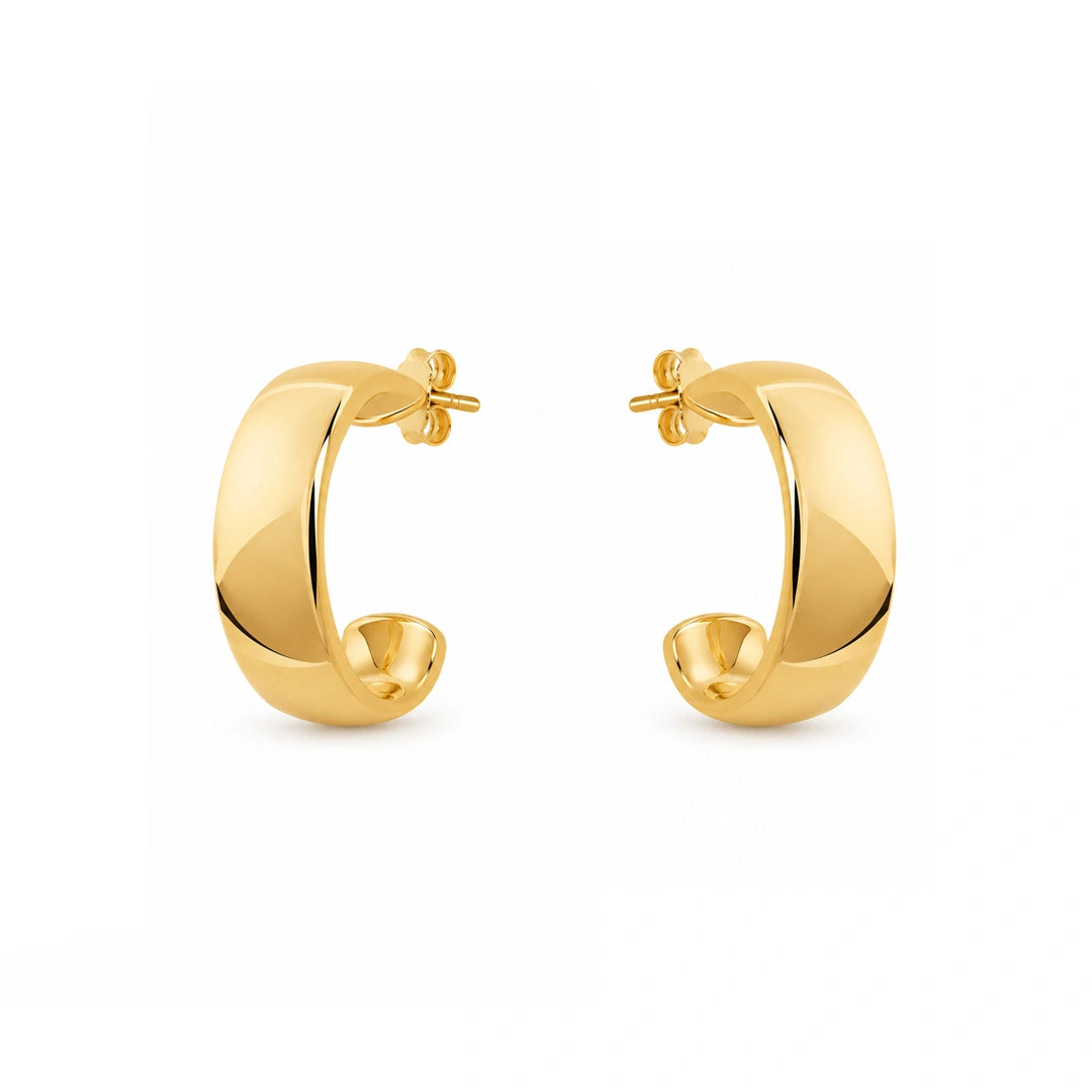Orecchini Cerchio Bold Mini in Oro