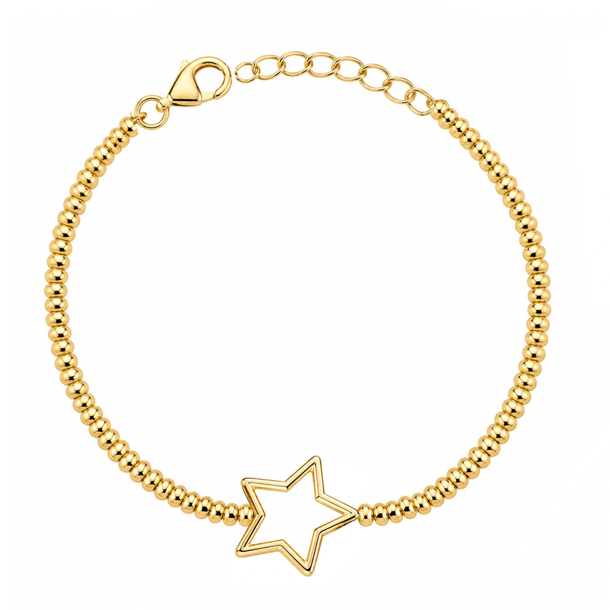 Bracelet with Rings and Star