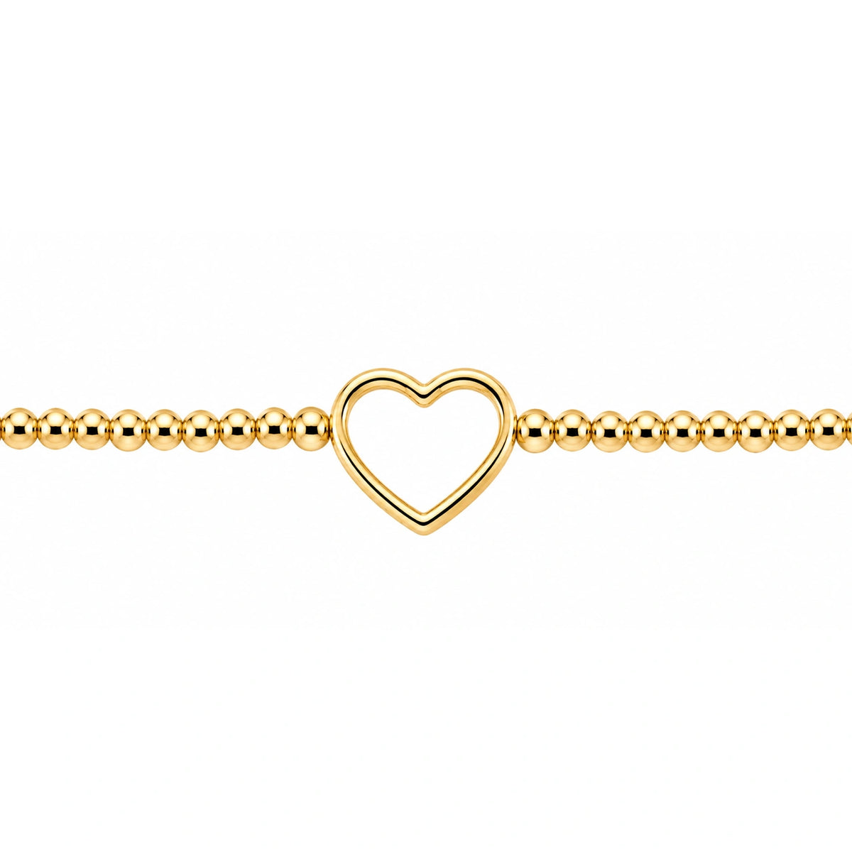 Armband mit Ringen und Herz