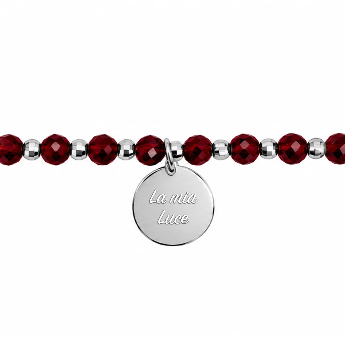 Bracciale con Pietre Sfaccettate e Sfere